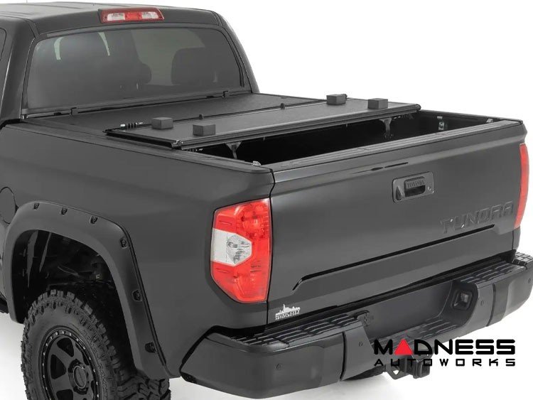 Stehlen Truck Bed Mat For 2007-2021 Toyota Tundra 6.5 Ft Bed - Rubber Liner With Anti-Slip Horizontal Lines